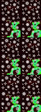 Nazik romantik baskı. Tatil havası. Raster güzel bir çiçek deseni çizmiş. Bahar mevsimi.