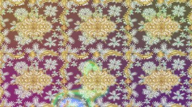 Tarafsız renklerde altın elementlerle çizim. Klasik klasik klasik arka plan. Klasik Raster altın desenini çiz. Geleneksel oryantasyon süsü.