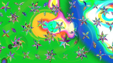 Raster stili kumaş deseni. Çiçekler suluboya çizim deseni.