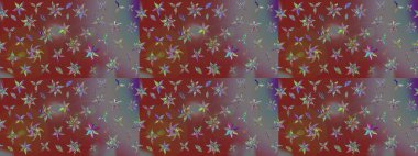 Raster güzel bir çiçek deseni çizmiş. Bahar mevsimi. Tatil havası. Nazik romantik baskı.