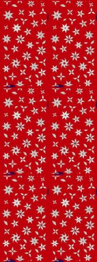 Renkli Bahar Teması eskiz kalıbı. Düz Çiçek Elementleri Tasarımı. Çiçek deseni. Chichi 'nin kumaş kalıbını çiz. Raster illüstrasyonu.