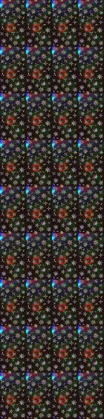 Renkli Bahar Teması eskiz kalıbı. Düz Çiçek Elementleri Tasarım Raster illüstrasyonu. Gri ve kahverengi renkli çiçekler. Çiçek eskiz kalıbı geçmişi.