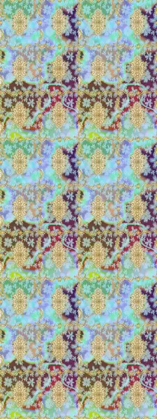 Raster illüstrasyonu. Soyut bir arkaplan çiz. Oriental raster klasik nötr ve altın desenli.