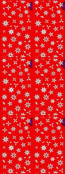 Kızılderili desenli desenli desenli şal deseni. Raster Henna dövme stili. Etnik Mandala süsü. Tekstil, tebrik kartı, boyama kitabı, telefon kılıfı baskısı için kullanılabilir.