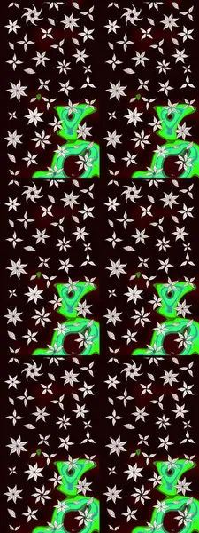 Nazik romantik baskı. Tatil havası. Raster güzel bir çiçek deseni çizmiş. Bahar mevsimi.