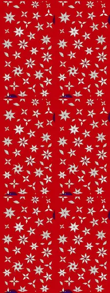 Küçük çiçekteki sevimli çiçek deseni. Kırmızı ve nötr renkte çiçekler.