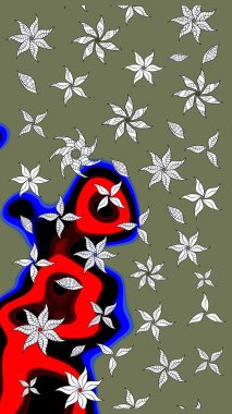 Etnik Mandala süsü. Raster Henna dövme stili. Tekstil, tebrik kartı, boyama kitabı, telefon kılıfı baskısı için kullanılabilir. Hint çiçekli desenli şal desenli..