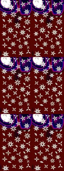 Raster stili kumaş deseni. Çiçekler suluboya çizim deseni.