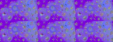 Güzel suluboya yaz çiçekleri deseni..