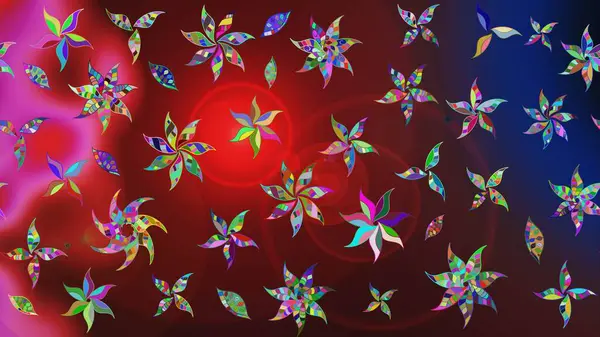 Organik motif arka planı. Çizim kalıbı. Ultraviyole kumaş deseni. Raster illüstrasyonu.