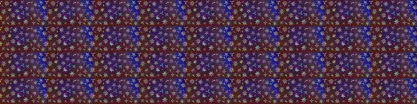 Suluboya tarzında mor ve mor renkler üzerinde. Raster illüstrasyonu. Küçük çiçekli bahar deseni çiz.