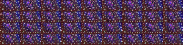 Renkli Yaz Temalı eskiz kalıbı. Raster illüstrasyonundaki çiçek desenli çizim. Düz Çiçek Elementleri Tasarımı. Mor ve mor renkte çiçekler.