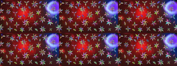 Kahverengi ve kırmızı renkte çiçekler. Küçük çiçekte sevimli çiçek deseni var..