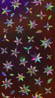 Tekstil, kumaş, kapaklar, duvar kağıtları, baskı, naylon, koleksiyon defteri, örgü, dekupaj için güzel bir eskiz. Küçük kahverengi ve mor çiçeklerle oldukça kaliteli besin torbası deseni.