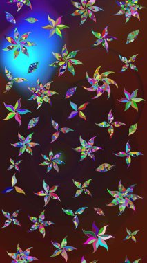 Tekstil, kumaş, kapaklar, duvar kağıtları, baskı, naylon, koleksiyon defteri, örgü, dekupaj için güzel bir eskiz. Küçük kahverengi ve mavi çiçeklerle oldukça kaliteli besin torbası deseni.