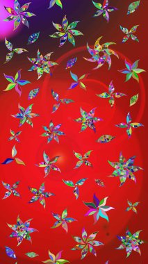 Organik motif arka planı. Ultraviyole kumaş deseni. Raster illüstrasyonu. Çizim deseni.