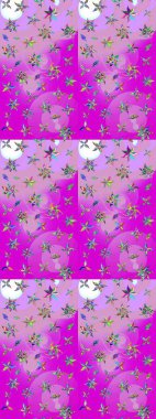 Taslak dekoratif arka plan, çiçek mandala. Çiçek. Raster illüstrasyonu. Eflatun ve nötr renkler üzerine.