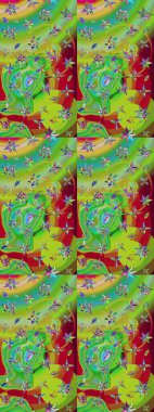 Kızılderili desenli desenli desenli şal deseni. Etnik Mandala süsü. Raster Henna dövme stili. Tekstil, tebrik kartı, boyama kitabı, telefon kılıfı baskısı için kullanılabilir.