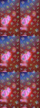 Klasik çiçek desenli. Paketleme, tekstil, duvar kâğıdı için çiçek eskizi. Yumuşak fayans. Raster 'ın taze dokusu. Yumuşak pamuk tasarımı.