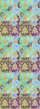 Raster altın tekstil baskısı. Eskiz desenli oryantal süs. Çiçek kiremitleri. İslam tasarımı. Altın elementlerle nötr renklerde altın desen.