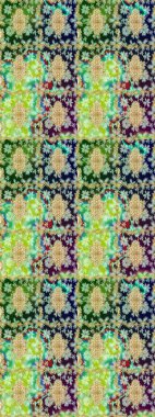 Yeşil renklerdeki altın element. Lüks, kraliyet ve Viktorya dönemi konsepti. Yeşil yerine altın rengi barok çiçekli eskiz deseni. Süslü raster dekorasyonu.