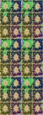 Paisley 'ler zarif çiçek desenli eskiz arka plan duvar kâğıdı çizimi klasik tarz, modern 3D çizgili sanat eseri altın ve yeşil desenli çiçek yaprakları ve süslemeleri..