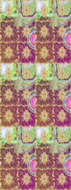 Tarafsız renkler üzerinde klasik oryantal desen. Geleneksel raster ve altın desen. Damask taslak süsü.