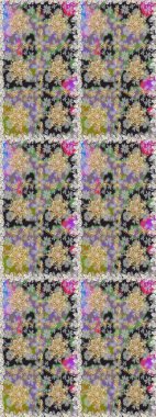 Barok tarzında kusursuz bir doğulu süsü. Gri renkli ve altın elementli altın desenli. Raster oryantal süs. Geleneksel klasik altın desen.