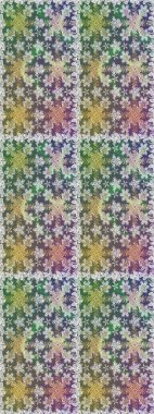 Barok tarzında altın çiçek süsü. Gri renklerdeki altın element. Antika altın tekrarlanabilir duvar kağıdı. Damask arkaplanı tekrarlayan kusursuz desen.