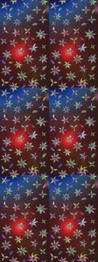 Tekstil, kumaş, kapaklar, duvar kağıtları, baskı, naylon, koleksiyon defteri, örgü, dekupaj için güzel bir eskiz. Küçük kahverengi ve mor çiçeklerle oldukça kaliteli besin torbası deseni.