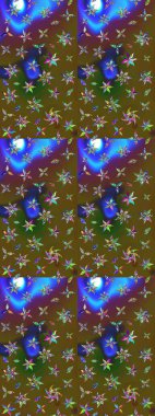 Küçük çiçekte güzel bir desen. Çiçekli bahar çiçekleri. Motley illüstrasyonu. Küçük renkli çiçekler. Moda baskıları için zarif bir şablon.