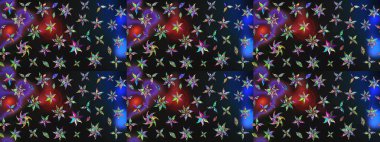 Raster. Tomurcukları çiçek olan sevimli bir çiçek deseni. Kumaş, tekstil, duvar kağıdı baskısı için. Eskiz geçmişi. Raster illüstrasyonu. Antika retro tarzı.