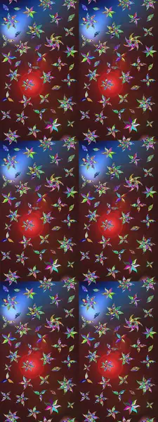 Raster illüstrasyonu. Bahar çiçekleriyle güzel bir çiçek deseni çizmişsin. Güzel kumaş deseni.