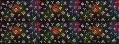 Gri ve kahverengi renkli çiçekler. Çiçekli karalama şeklinde Raster çiçek deseni. Nazikçe, güzel çiçek arkaplanı..