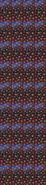 Raster illüstrasyonu. Yumuşak, bahar çiçekleri mor ve kahverengi renklerde. Yaprak ve çiçeklerin suluboya resmi, mor ve kahverengi renklerin çizim şekli.