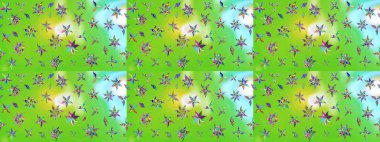 Güzel suluboya yaz çiçekleri deseni..