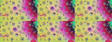 Şekil verilmiş çiçeklerle eskiz deseni. Süslü zentangle çizim dokusu, soyut çiçeklerle süslenmiş. Çiçek deseni duvar kağıdı, şablon dolguları ve web sayfası arkaplanı için kullanılabilir.