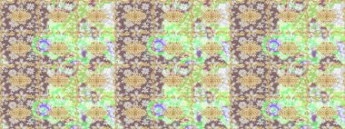 Altın elementli nötr renkler. Raster illüstrasyonu. Doğu tarzı arabesk. Çizim altın desenli bukleler. Raster altın desen.