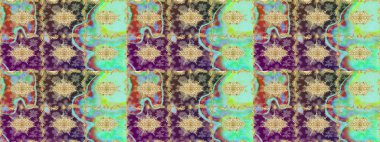 İslam tasarımı. Raster altın tekstil baskısı. Altın elementlerle nötr renklerde altın desen. Çiçek kiremitleri. Çizim desenli oryantal süs.