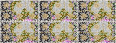 Noel, kar tanesi, yeni yıl 2019. Gri renklerde, altın elementlerle kusursuz klasik desen.