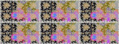 Kusursuz raster arka plan. Gri renklerde grafiksel, modern, pürüzsüz desen. Duvar kâğıdı barok, İspanyol kumaşı. Kusursuz çiçek deseni.