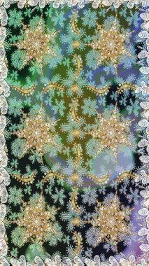 Klasik raster şablonu. Gri ve altın desenli. Tekrarlayan ögelerle kusursuz soyut arkaplan.