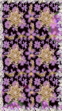 Klasik klasik klasik arka plan. Siyah renklerde, altın elementlerle kusursuz desen. Geleneksel oryantasyon süsü. Klasik raster altın pürüzsüz desen.