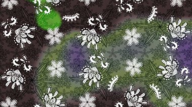 Simple cute pattern in small-scale flowers. Raster illustration. Floral sketch background for textile or book covers, manufacturing, wallpapers, print, gift wrap and scrapbooking.