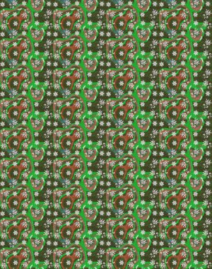 Çiçeksel fantezi tasarımı ve parlak bir arka plan çizimi. Düz Çiçek Elementleri Tasarımı. Renkli Bahar Teması çizim şablonu.