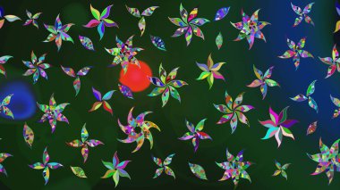 Mavi ve yeşil renklerde. Çiçekli tebrik kartı. Raster illüstrasyonu. Doğum günü kartı ya da düğün davetiyesi. Suluboya çiçek buketi. Çiçek arka planı.