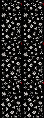 Sanat, tarafsız ve ilham verici bir çiçek ve arkasında iz bırakır. Siyah ve nötr el çizimi desen. Karalama çiçekleri çizim kalıbı. Raster deseni.