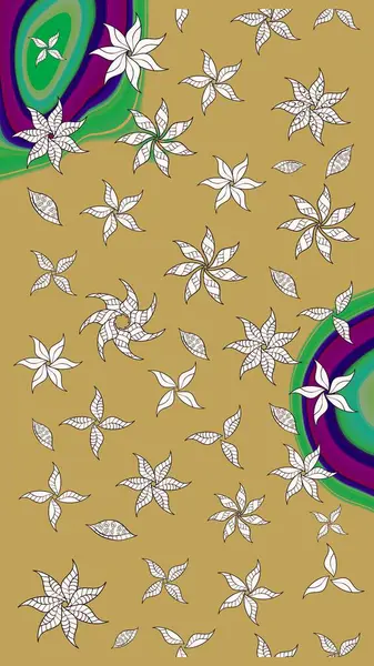 Etnik Mandala süsleme. Hint çiçek desenli madalyon desen. Kullanılabilir Tekstil, tebrik kartı, boyama kitabı, telefon durumda yazdırma için. Raster kına dövme stil.