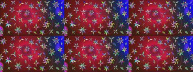 Sabıka fotoğraflarında, bebek kıyafetlerinde, duvar kâğıtlarında, paket kutularında falan kullanılabilir. Zarif, parlak ve eskiz kırmızı ve kahverengi çiçek deseni tasarımı.