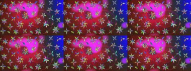 Raster. Güzel suluboya çiçekler, parlak resimler ilham verici ve kahverengi çiçek desenli eskiz arka planı.